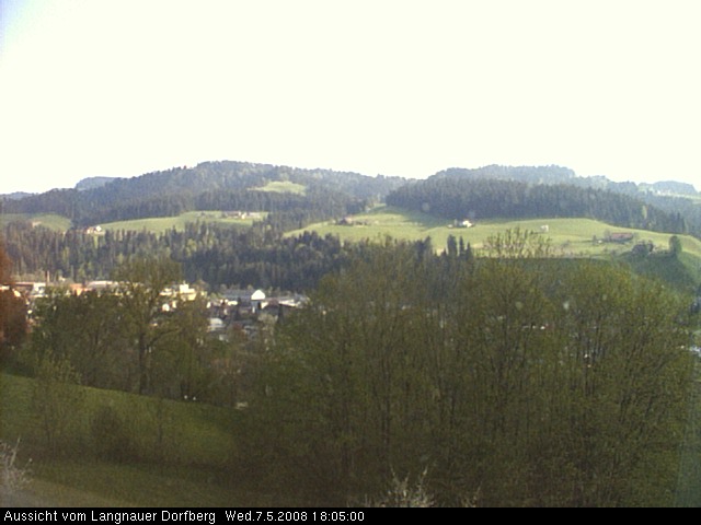 Webcam-Bild: Aussicht vom Dorfberg in Langnau 20080507-180500