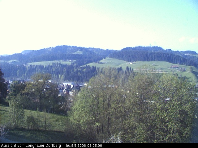 Webcam-Bild: Aussicht vom Dorfberg in Langnau 20080508-080500