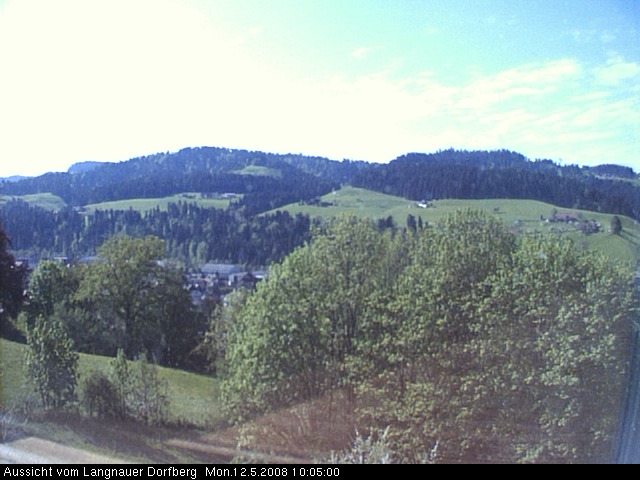 Webcam-Bild: Aussicht vom Dorfberg in Langnau 20080512-100500