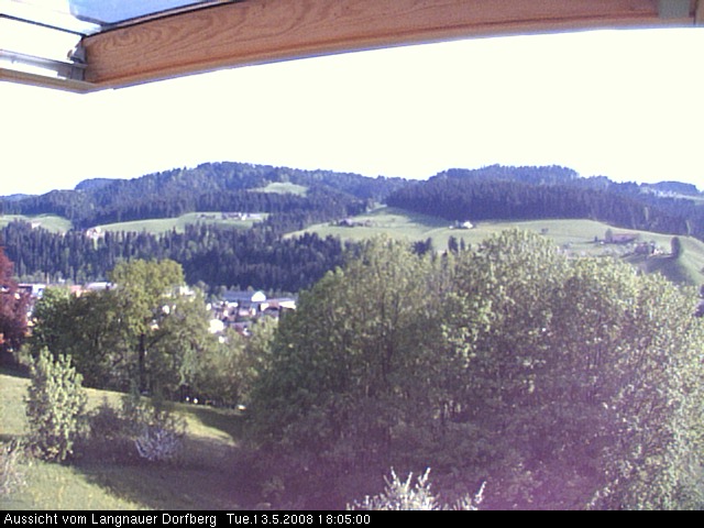 Webcam-Bild: Aussicht vom Dorfberg in Langnau 20080513-180500