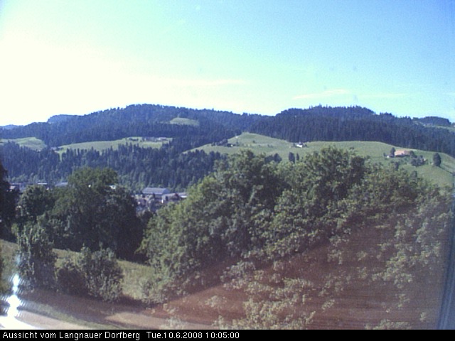Webcam-Bild: Aussicht vom Dorfberg in Langnau 20080610-100500