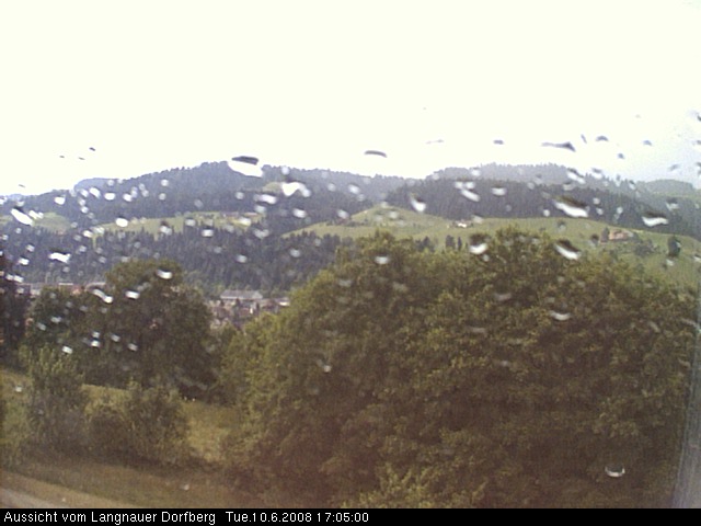 Webcam-Bild: Aussicht vom Dorfberg in Langnau 20080610-170500