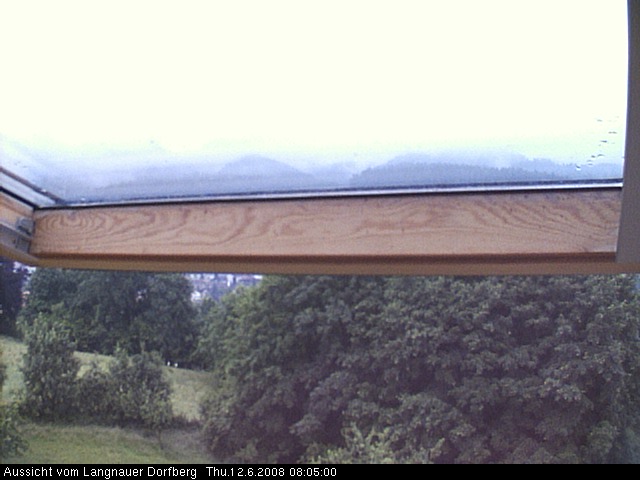 Webcam-Bild: Aussicht vom Dorfberg in Langnau 20080612-080500