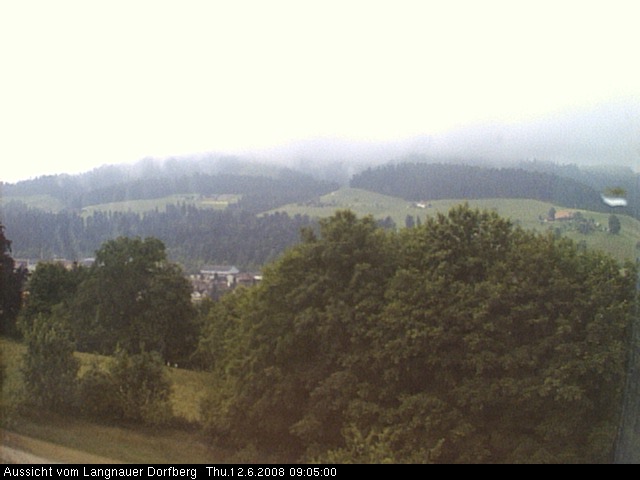 Webcam-Bild: Aussicht vom Dorfberg in Langnau 20080612-090500