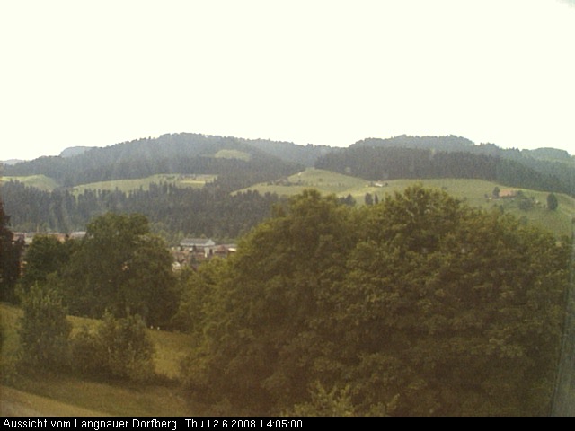 Webcam-Bild: Aussicht vom Dorfberg in Langnau 20080612-140500