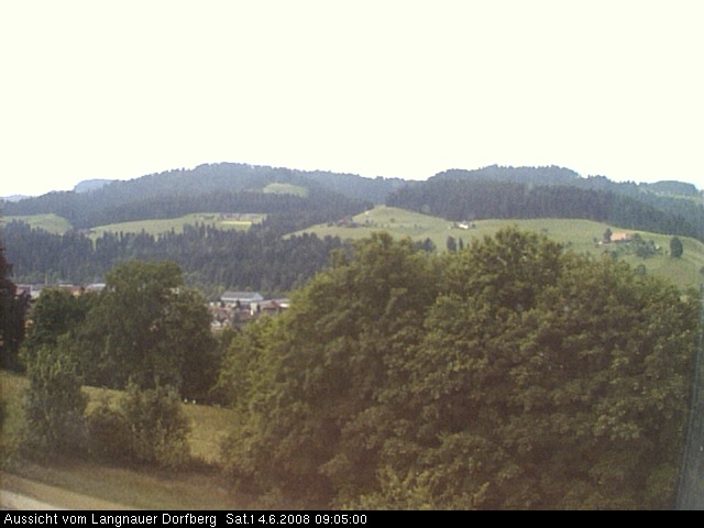 Webcam-Bild: Aussicht vom Dorfberg in Langnau 20080614-090500