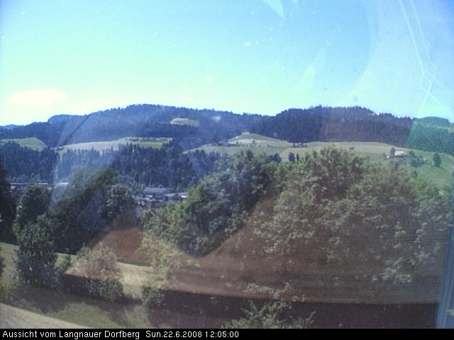 Webcam-Bild: Aussicht vom Dorfberg in Langnau 20080622-120500
