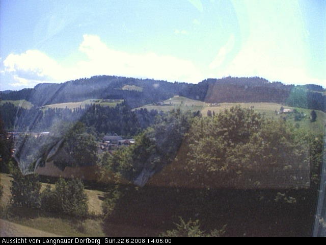 Webcam-Bild: Aussicht vom Dorfberg in Langnau 20080622-140500