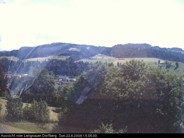 Webcam-Bild: Aussicht vom Dorfberg in Langnau 20080622-150500