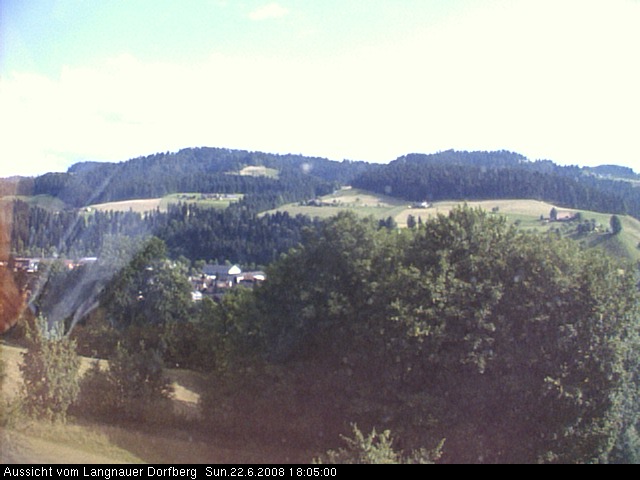 Webcam-Bild: Aussicht vom Dorfberg in Langnau 20080622-180500