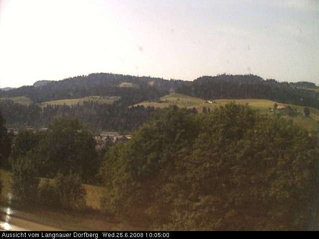 Webcam-Bild: Aussicht vom Dorfberg in Langnau 20080625-100500