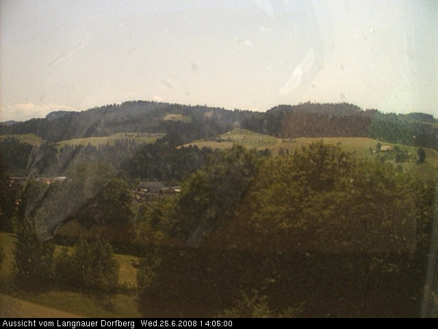 Webcam-Bild: Aussicht vom Dorfberg in Langnau 20080625-140500