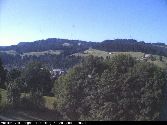 Webcam-Bild: Aussicht vom Dorfberg in Langnau 20080628-090500
