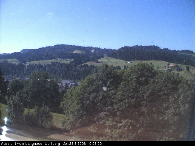 Webcam-Bild: Aussicht vom Dorfberg in Langnau 20080628-100500