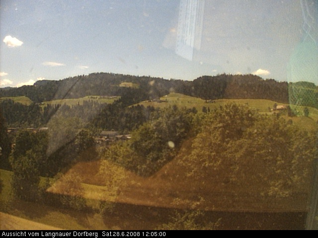 Webcam-Bild: Aussicht vom Dorfberg in Langnau 20080628-120500