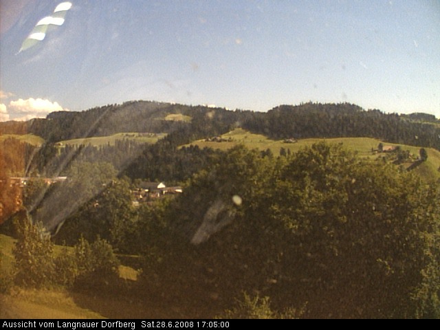 Webcam-Bild: Aussicht vom Dorfberg in Langnau 20080628-170500