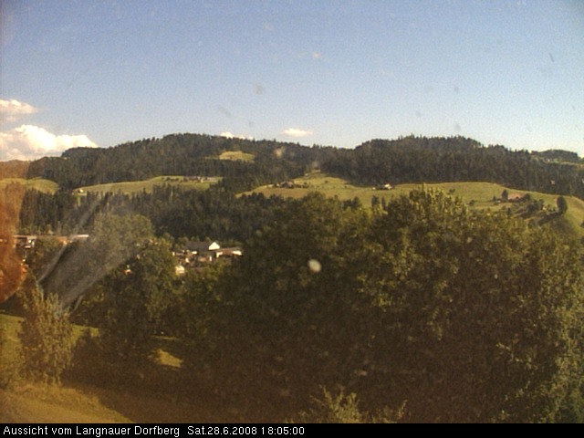 Webcam-Bild: Aussicht vom Dorfberg in Langnau 20080628-180500