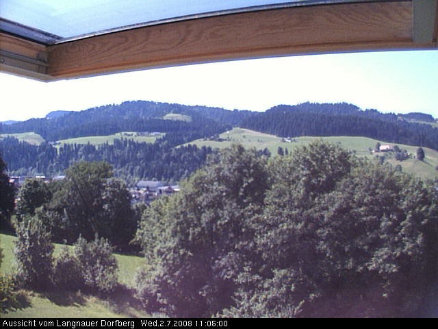 Webcam-Bild: Aussicht vom Dorfberg in Langnau 20080702-110500