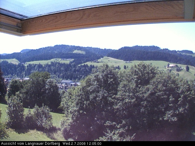 Webcam-Bild: Aussicht vom Dorfberg in Langnau 20080702-120500