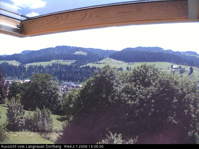Webcam-Bild: Aussicht vom Dorfberg in Langnau 20080702-150500