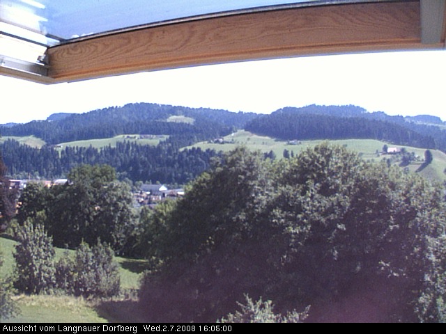 Webcam-Bild: Aussicht vom Dorfberg in Langnau 20080702-160500