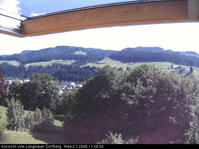 Webcam-Bild: Aussicht vom Dorfberg in Langnau 20080702-170500