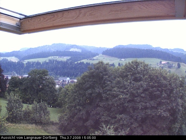 Webcam-Bild: Aussicht vom Dorfberg in Langnau 20080703-150500
