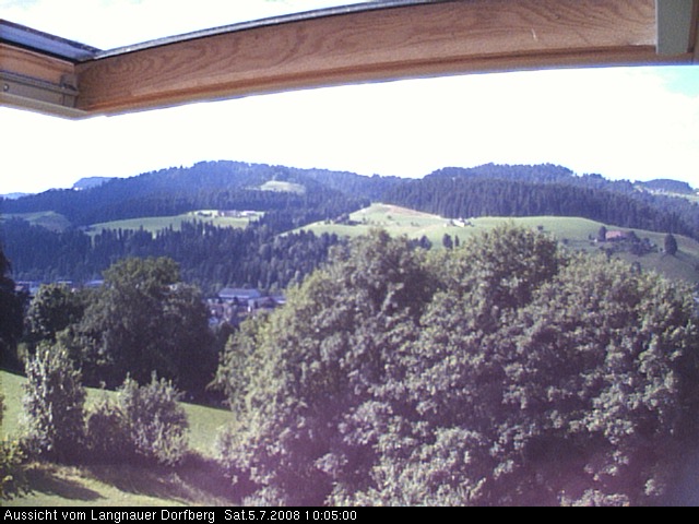 Webcam-Bild: Aussicht vom Dorfberg in Langnau 20080705-100500