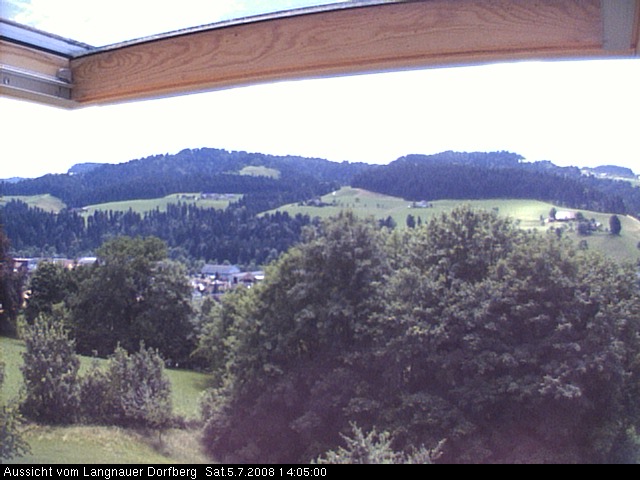 Webcam-Bild: Aussicht vom Dorfberg in Langnau 20080705-140500