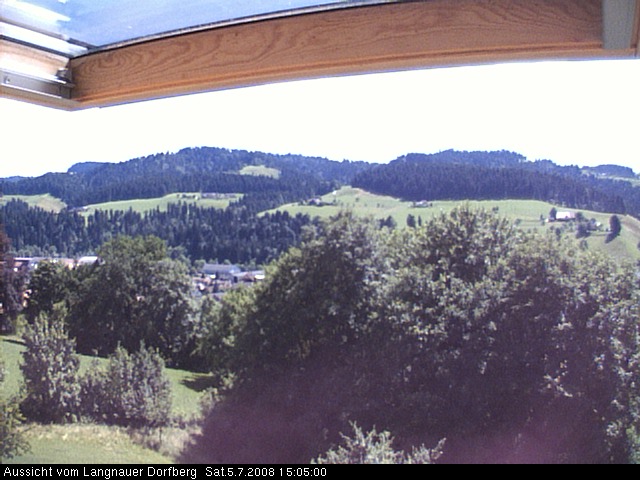 Webcam-Bild: Aussicht vom Dorfberg in Langnau 20080705-150500