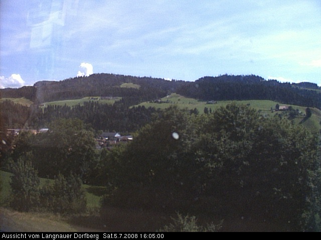 Webcam-Bild: Aussicht vom Dorfberg in Langnau 20080705-160500