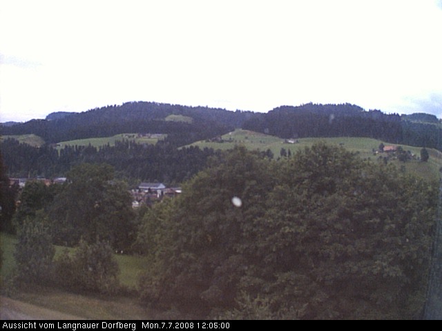 Webcam-Bild: Aussicht vom Dorfberg in Langnau 20080707-120500