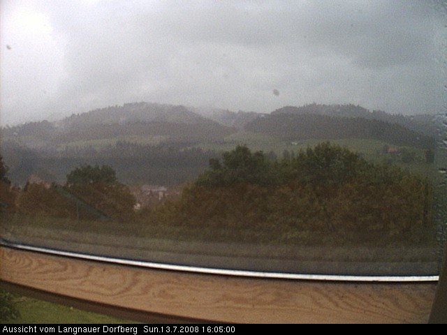 Webcam-Bild: Aussicht vom Dorfberg in Langnau 20080713-160500