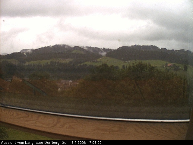 Webcam-Bild: Aussicht vom Dorfberg in Langnau 20080713-170500