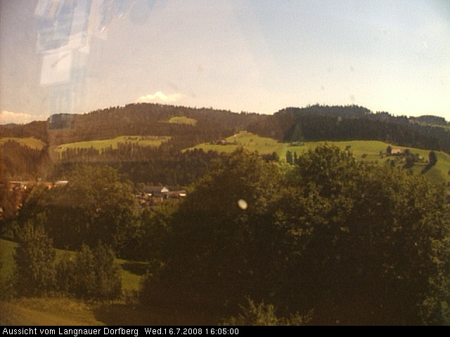 Webcam-Bild: Aussicht vom Dorfberg in Langnau 20080716-160500