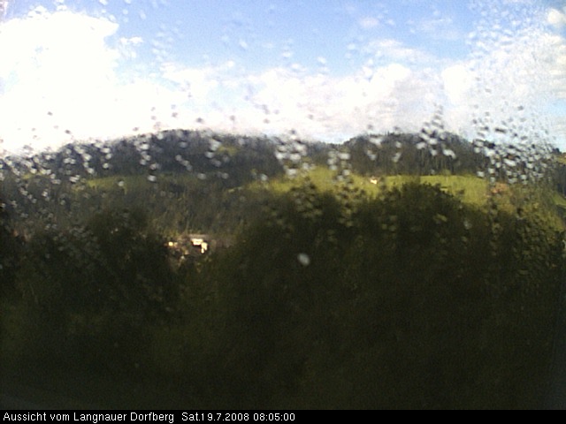 Webcam-Bild: Aussicht vom Dorfberg in Langnau 20080719-080500
