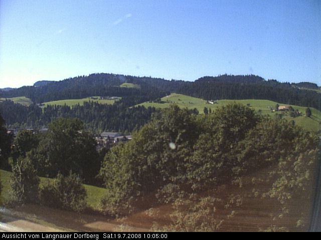 Webcam-Bild: Aussicht vom Dorfberg in Langnau 20080719-100500