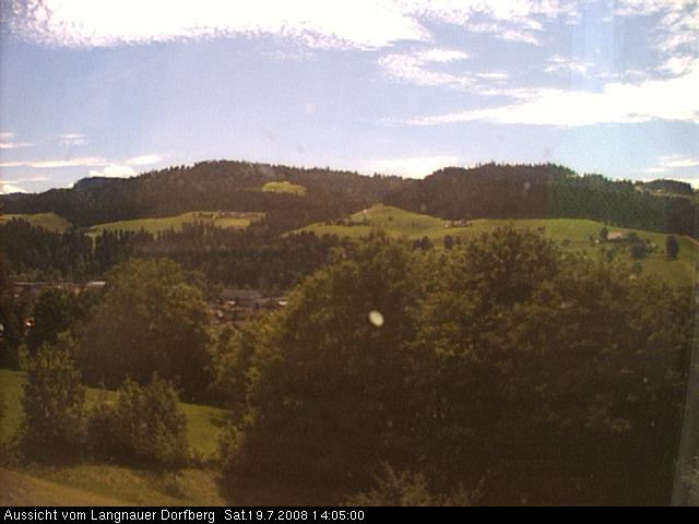 Webcam-Bild: Aussicht vom Dorfberg in Langnau 20080719-140500