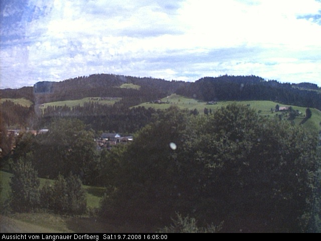 Webcam-Bild: Aussicht vom Dorfberg in Langnau 20080719-160500