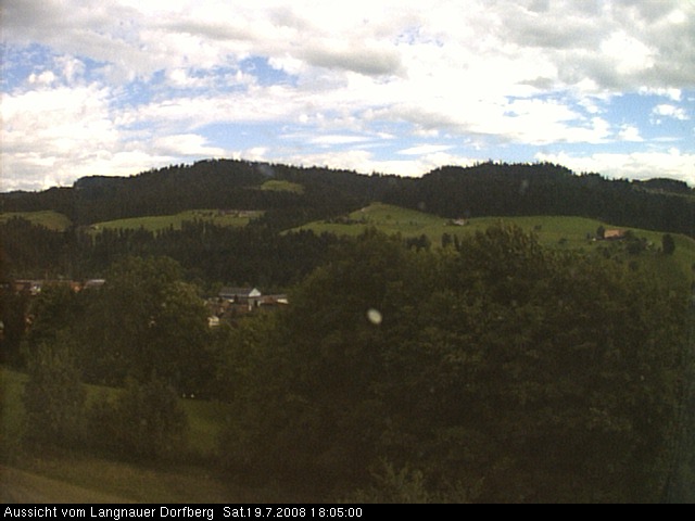 Webcam-Bild: Aussicht vom Dorfberg in Langnau 20080719-180500