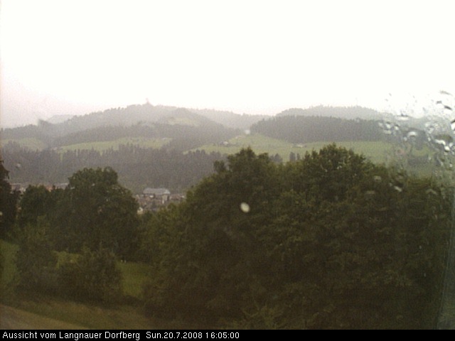Webcam-Bild: Aussicht vom Dorfberg in Langnau 20080720-160500