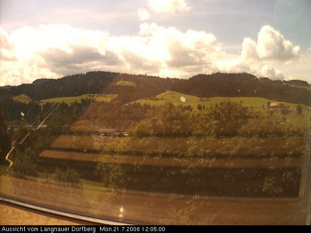 Webcam-Bild: Aussicht vom Dorfberg in Langnau 20080721-120500