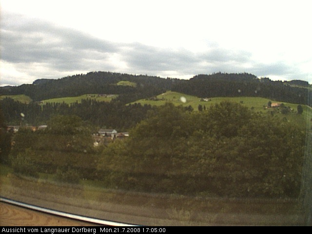 Webcam-Bild: Aussicht vom Dorfberg in Langnau 20080721-170500