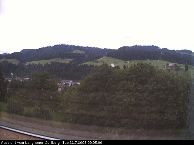 Webcam-Bild: Aussicht vom Dorfberg in Langnau 20080722-090500