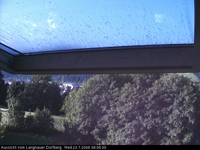 Webcam-Bild: Aussicht vom Dorfberg in Langnau 20080723-080500
