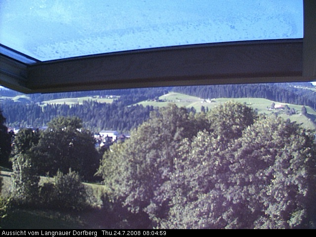 Webcam-Bild: Aussicht vom Dorfberg in Langnau 20080724-080500