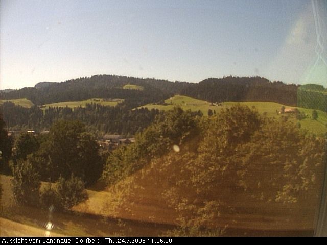 Webcam-Bild: Aussicht vom Dorfberg in Langnau 20080724-110500