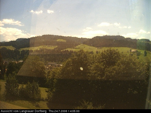 Webcam-Bild: Aussicht vom Dorfberg in Langnau 20080724-140500