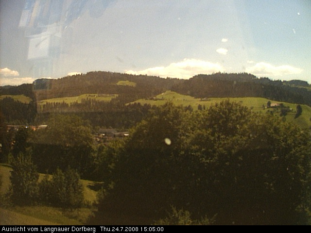 Webcam-Bild: Aussicht vom Dorfberg in Langnau 20080724-150500