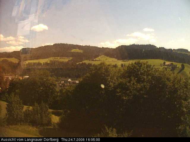 Webcam-Bild: Aussicht vom Dorfberg in Langnau 20080724-160500